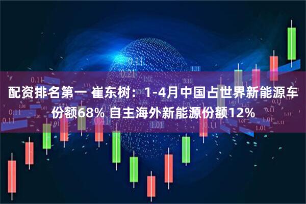 配资排名第一 崔东树：1-4月中国占世界新能源车份额68% 自主海外新能源份额12%