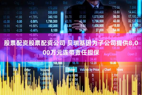 股票配资股票配资公司 贝瑞基因为子公司提供8,000万元连带责任担保